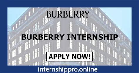 burberry internship london|burberry summer internship.